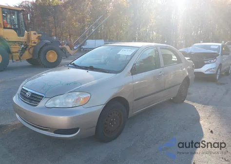 2007 Toyota Corolla Ce из США, поврежденный, VIN 2T1BR32E17C738396